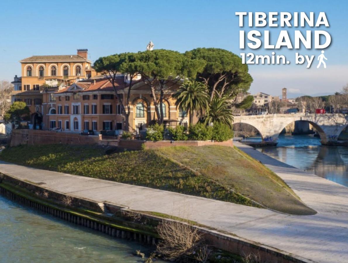 Greta Charming Suite In Trastevere โรม ภายนอก รูปภาพ